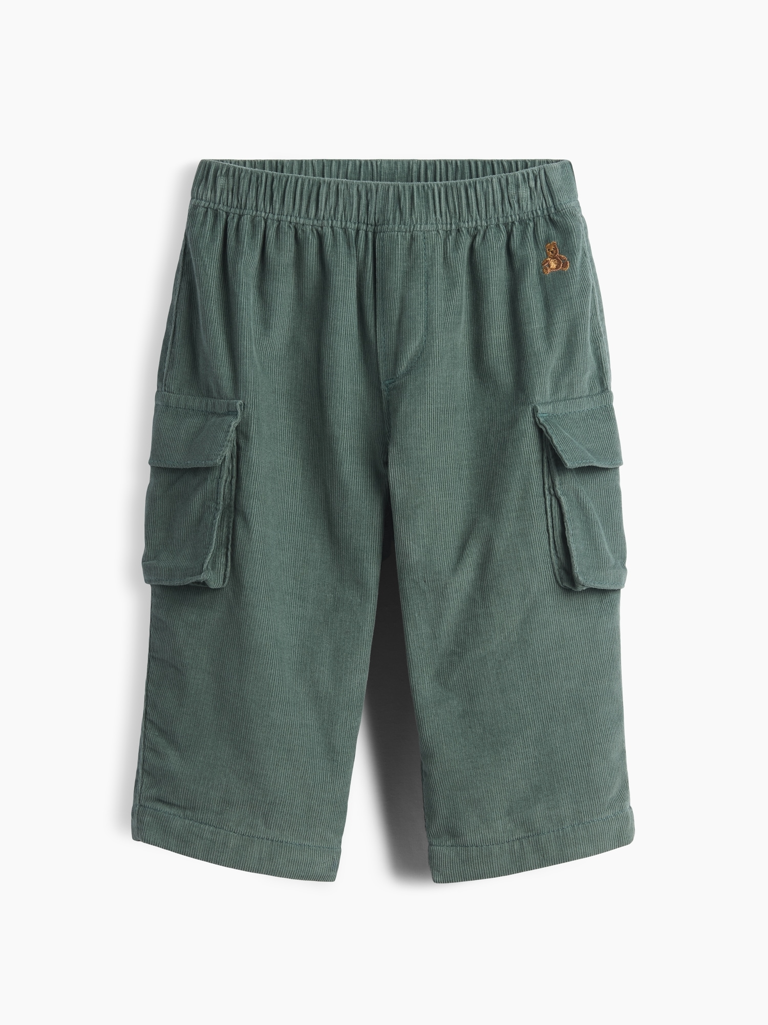 Pantalon cargo en velours côtelé à taille extensible pour Bébé