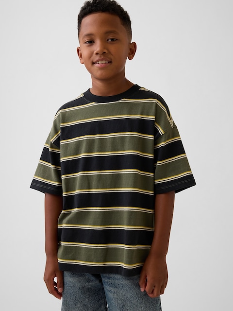 T-SHIRT SURDIMENSIONNÉ EN TISSU ÉPAIS POUR ENFANT