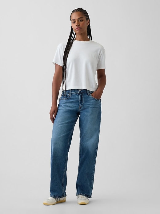 Image number 1 showing, Curvy Low Rise '90s Loose Jeans