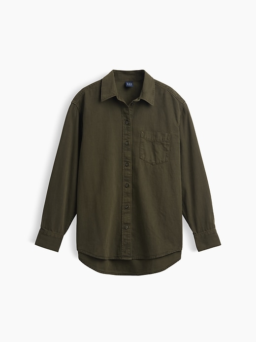 Image number 5 showing, Denim Big Shirt