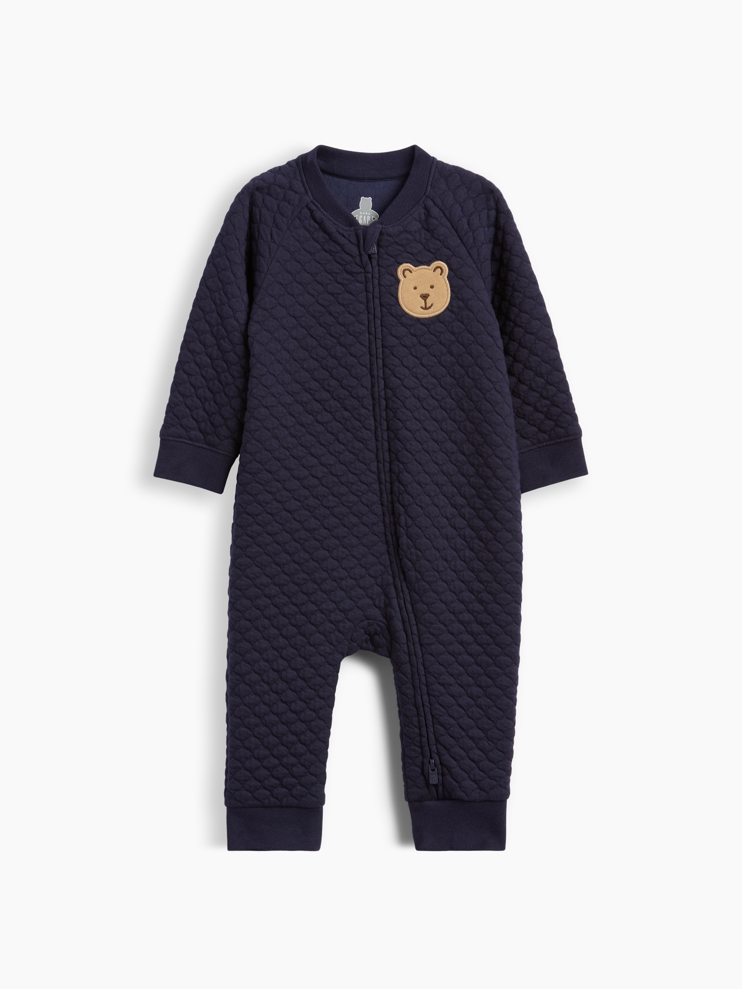 Une-pièce matelassé à manches raglan pour Béb