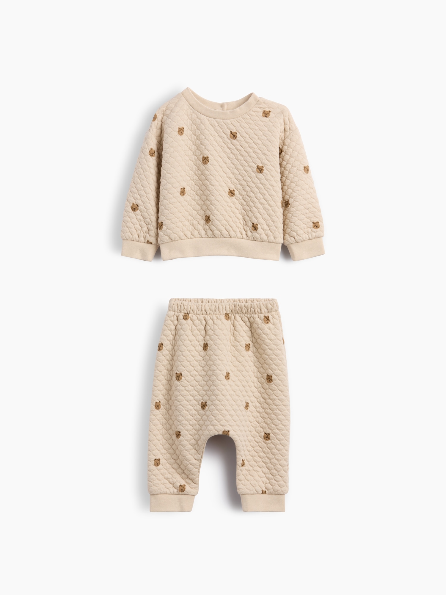 Ensemble matelassé pour Béb