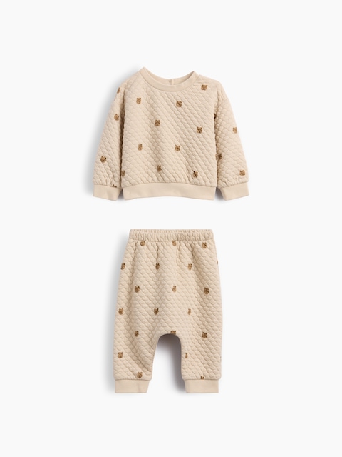 ENSEMBLE MATELASSÉ POUR BÉBÉ