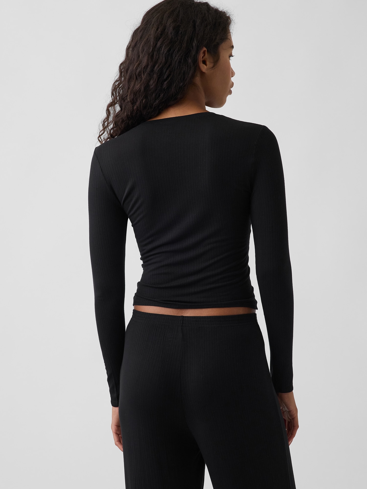 SoftMade Modal Rib PJ Cardigan
