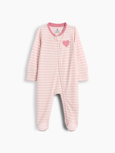UNE-PIÈCE EN COTON BIOLOGIQUE PREMIERS ESSENTIELS POUR BÉBÉ