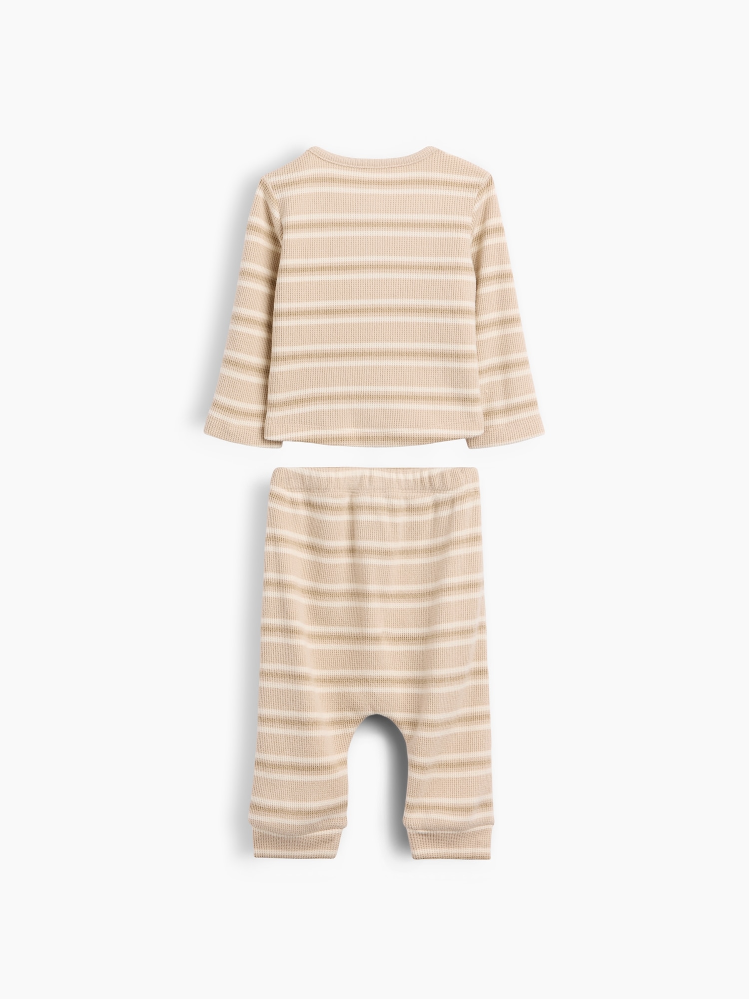 Ensemble en tricot gaufré soyeux pour Bébé