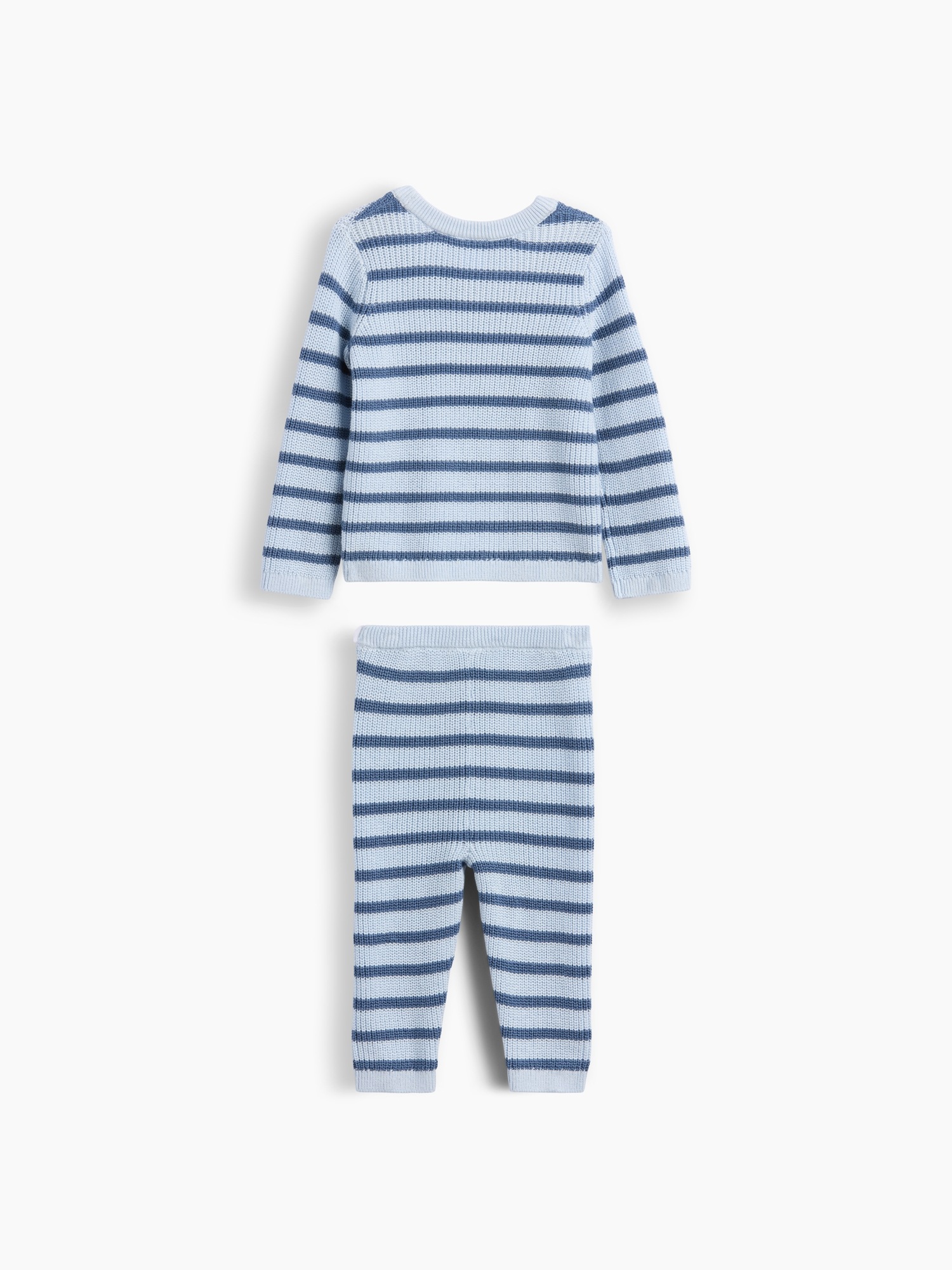 Ensemble avec chandail à rayures pour Béb