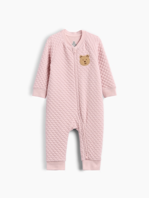 UNE-PIÈCE MATELASSÉ À MANCHES RAGLAN POUR BÉBÉ