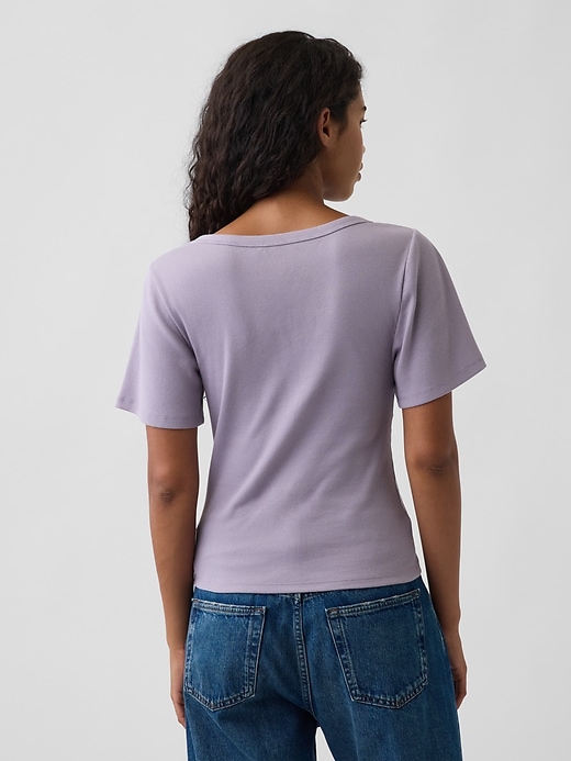 Image number 3 showing, Rib Scoop T-Shirt