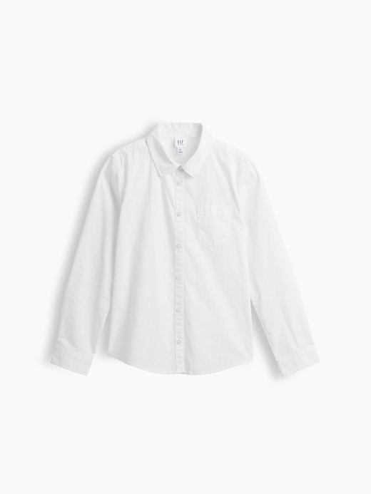 Image number 2 showing, Kids Uniform Poplin Shirt