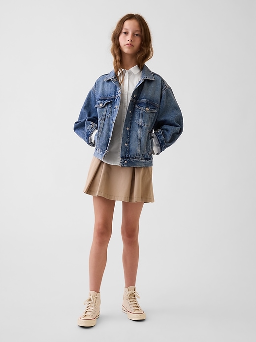 Image number 4 showing, Kids Uniform Poplin Shirt