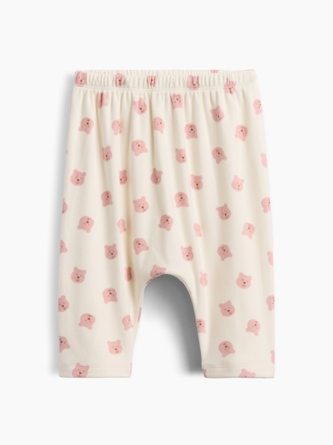 PANTALON À TAILLE EXTENSIBLE EN TRICOT SOYEUX PREMIERS ESSENTIELS POUR BÉBÉ