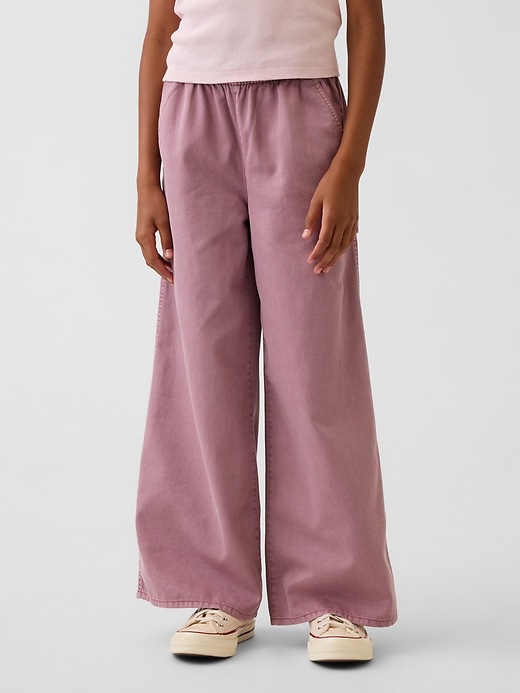 L'image numéro 3 présente Pantalon utilitaire confort à jambe large pour Enfant