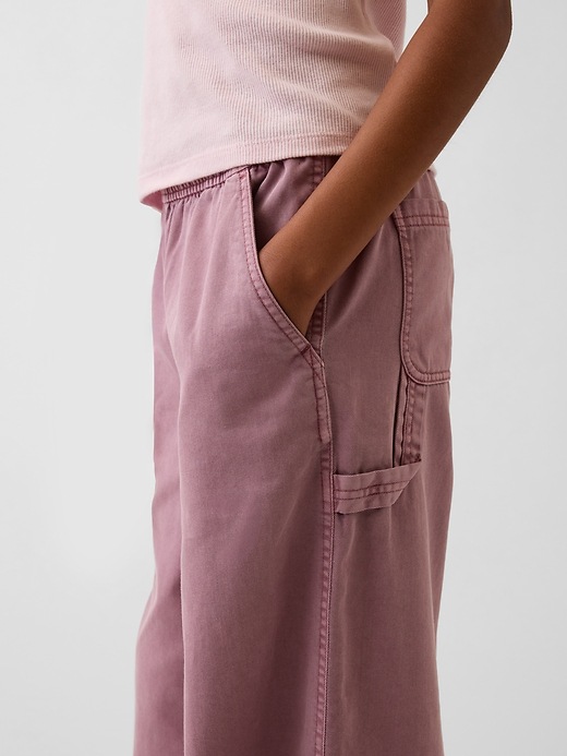 L'image numéro 5 présente Pantalon utilitaire confort à jambe large pour Enfant