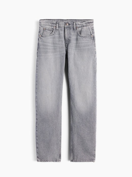 L'image numéro 7 présente Jean droit effilé à taille mi-basse