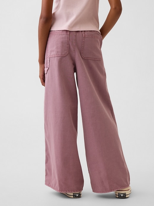 L'image numéro 4 présente Pantalon utilitaire confort à jambe large pour Enfant