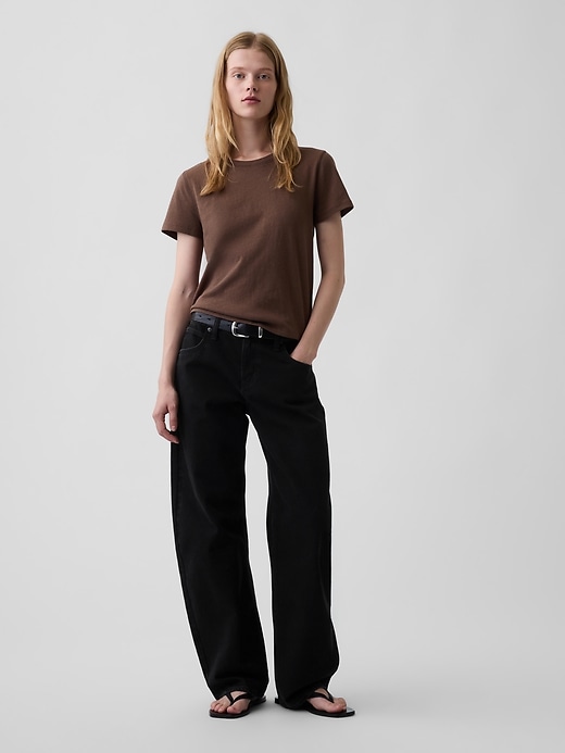 Image number 2 showing, 100% Cotton Authentic Shrunken T-Shirt