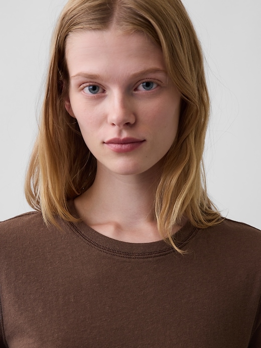 Image number 4 showing, 100% Cotton Authentic Shrunken T-Shirt