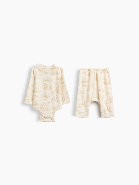 ENSEMBLE CACHE-COUCHE EN TRICOT SOYEUX POUR BÉBÉ