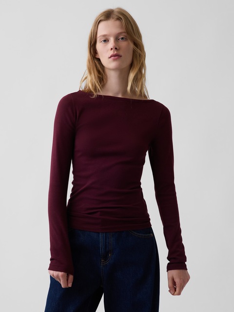 Modern Boatneck T-Shirt