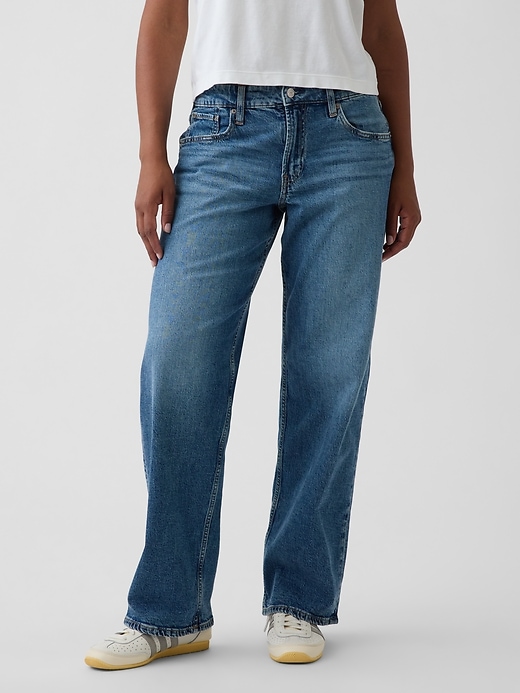 Image number 2 showing, Curvy Low Rise '90s Loose Jeans