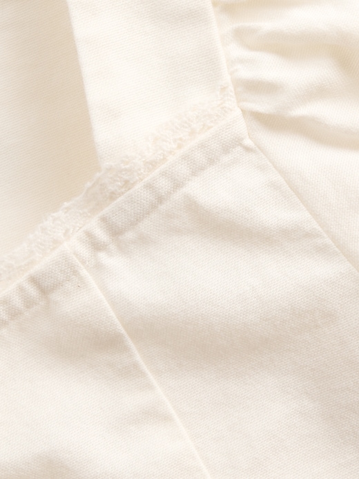 Image number 6 showing, Lace-Trim Button-Front Top