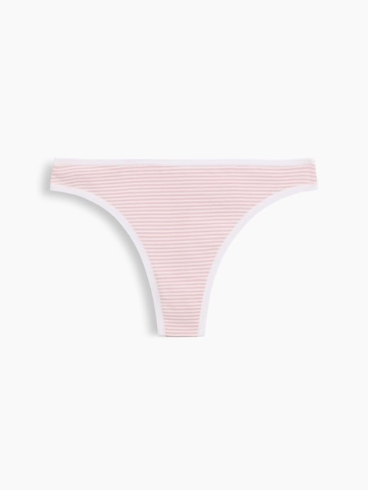 L'image numéro 4 présente Tanga en coton biologique extensible PureDouceur