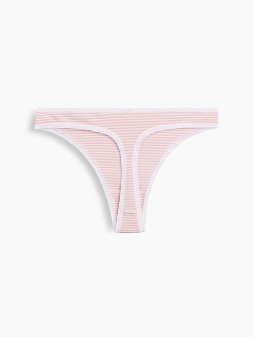 L'image numéro 5 présente Tanga en coton biologique extensible PureDouceur