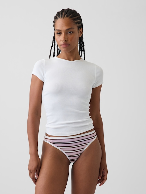 SoftMade Organic Stretch Cotton Thong