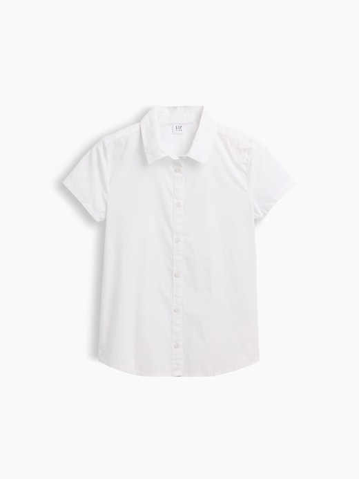 Image number 2 showing, Kids Uniform Poplin Shirt