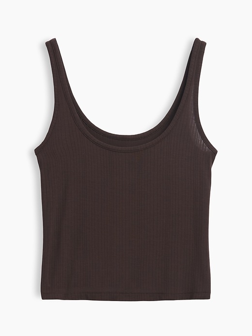 L'image numéro 3 présente Camisole de pyjama côtelée en modal PureDouceur