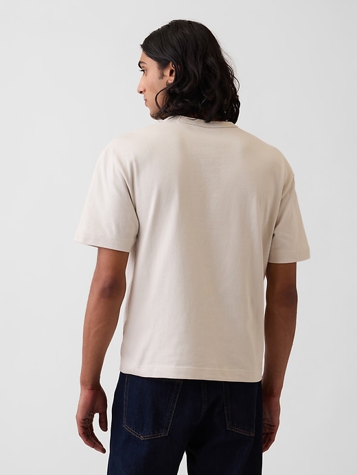 Image number 3 showing, Adult Heavyweight Crop T-Shirt