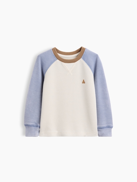 T-SHIRT RAS DU COU TEXTURÉ POUR BÉBÉ ET TOUT-PETIT