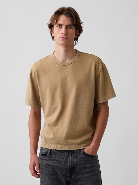 Adult Heavyweight Crop T-Shirt