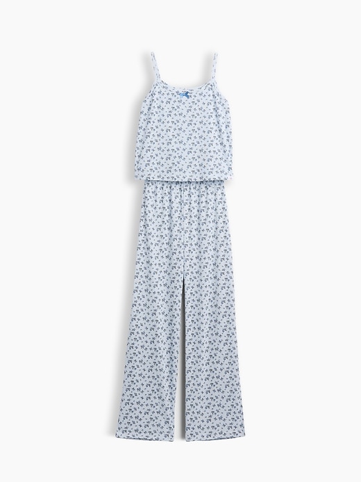 Image number 2 showing, Kids Recycled Pointelle Tank PJ Set