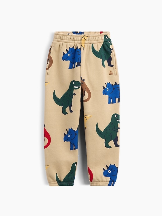 L'image numéro 1 présente Pantalon de jogging à taille extensible VintageDoux à motif pour Bébé et Tout-petit