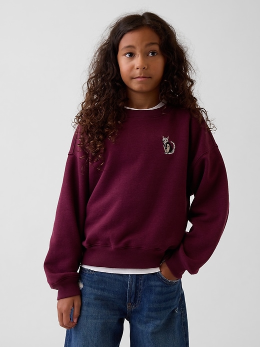 Image number 1 showing, Kids VintageSoft Wedge Sweatshirt