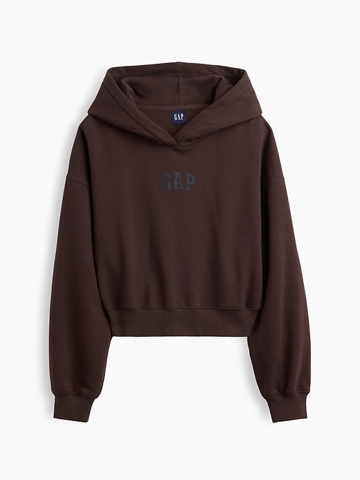 Image number 1 showing, VintageSoft Crop Logo Hoodie