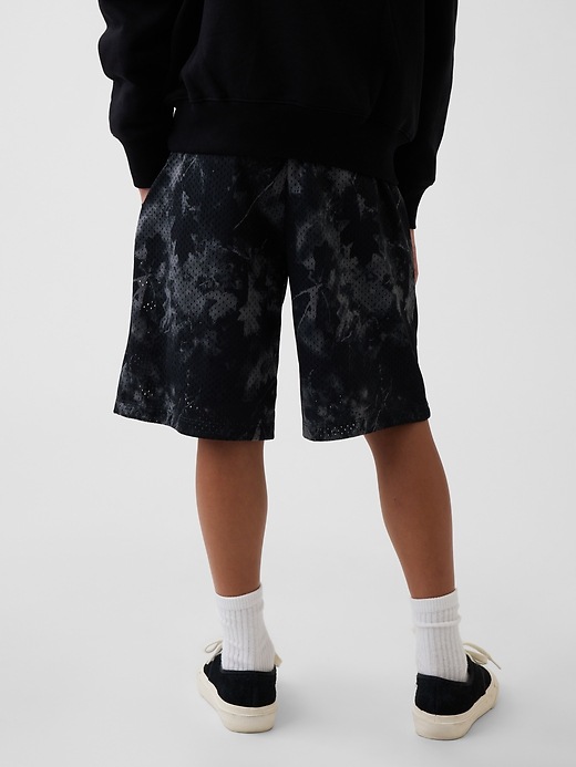 L'image numéro 4 présente Short de sport en maille pour Enfant, entrejambe de 20 cm