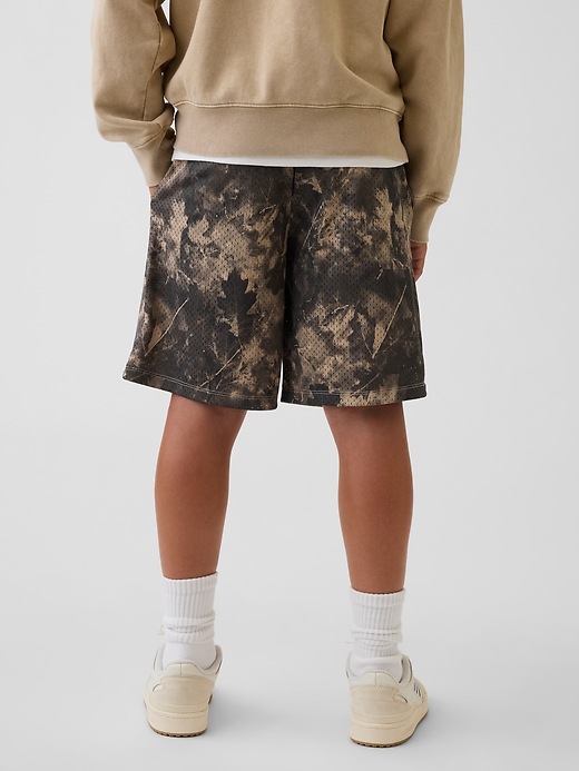 L'image numéro 4 présente Short de sport en maille pour Enfant, entrejambe de 20 cm