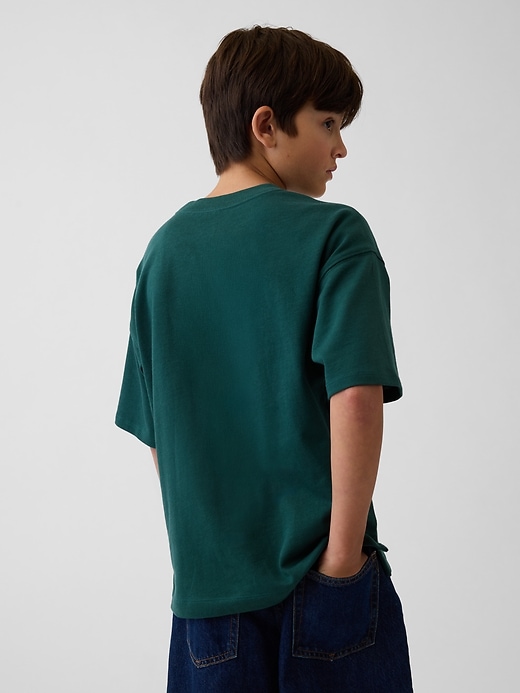 Image number 3 showing, Kids Heavyweight Oversized T-Shirt