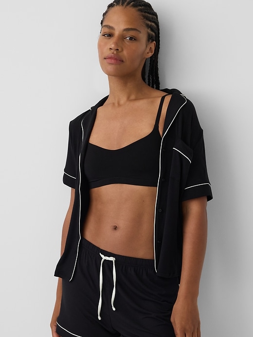 L'image numéro 4 présente Haut de pyjama en modal PureDouceur