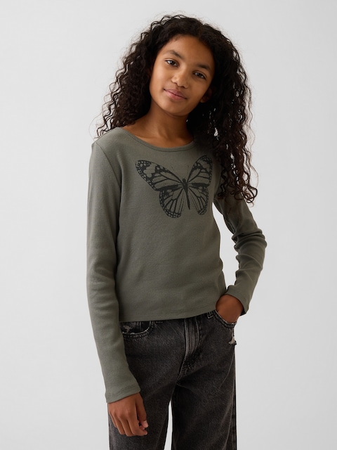 T-SHIRT CÔTELÉ POUR ENFANT