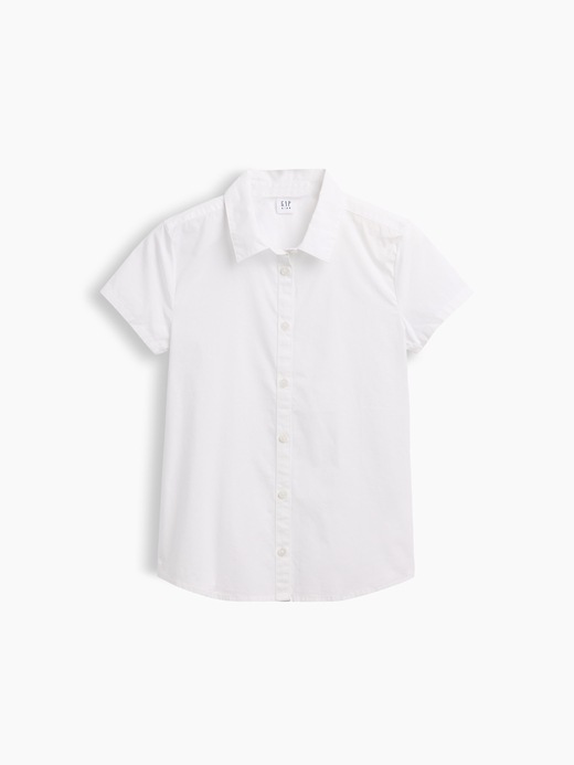 Image number 1 showing, Kids Uniform Poplin Shirt