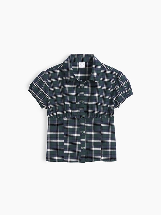 Image number 2 showing, Kids Fitted Button-Front Top