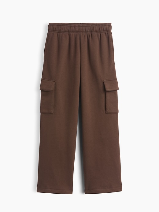 L'image numéro 1 présente Pantalon cargo ballon en coton ouaté VintageDoux pour Enfant