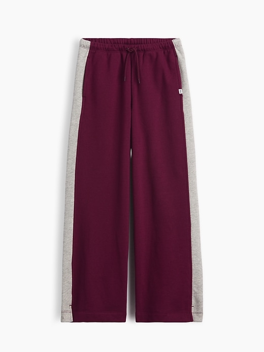L'image numéro 2 présente Pantalon ballon en coton ouaté VintageDoux de style universitaire pour Enfant