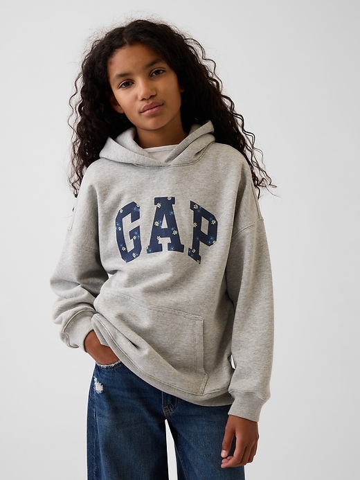 Image number 1 showing, Kids VintageSoft Oversized Logo Hoodie
