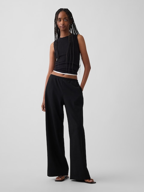Easy Wide-Leg Pants