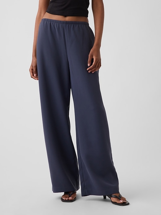 L'image numéro 2 présente Pantalon confort à jambe large